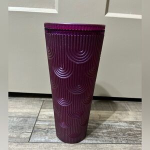 Starbucks Spring 2024 Purple Pearl Shell Mermaid Siren Scales Venti Tumbler